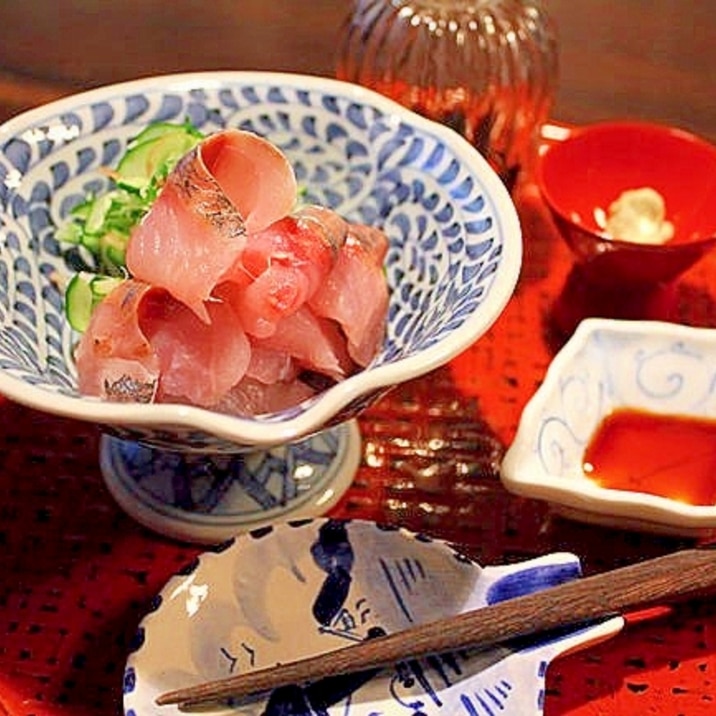 鯵のお刺身 レシピ 作り方 By きばな 楽天レシピ 鯵のお刺身 レシピ 作り方 By きばな 楽天レシピ